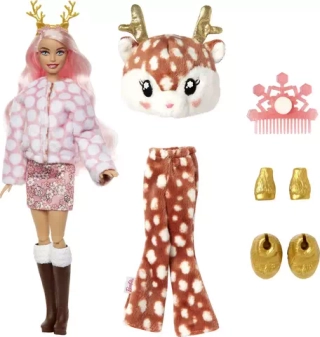 Кукла Barbie Cutie Reveal Winter Sparkle Олень