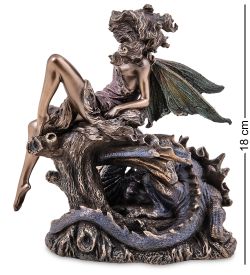 Veronese WS-1284 Статуэтка «Фея и дракон»