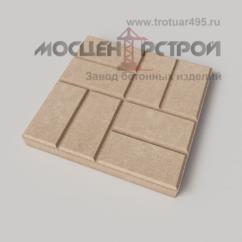 Тротуарная плитка 8 кирпичей 400х400х40