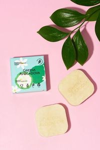 Пенка натуральная для умывания твердая "Бергамот" Greena Avocadova, 50 г