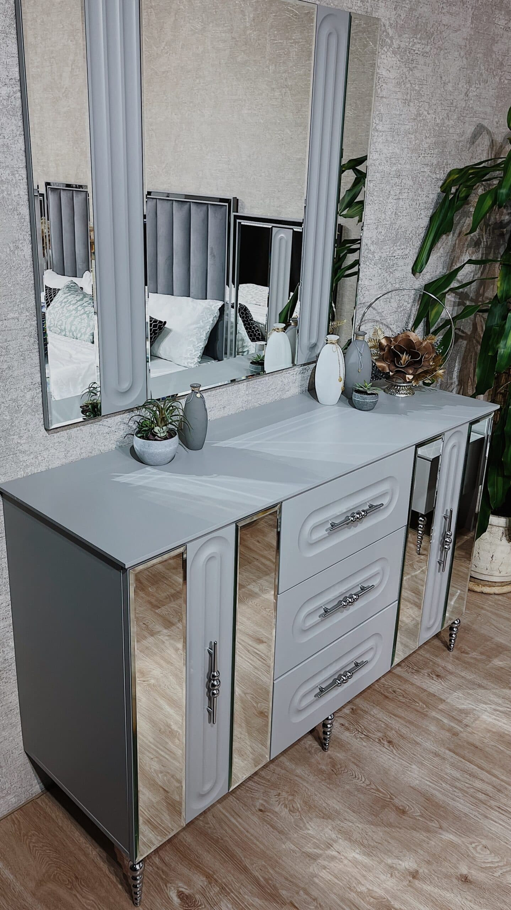 Коллекция “Галакси” серая серебро