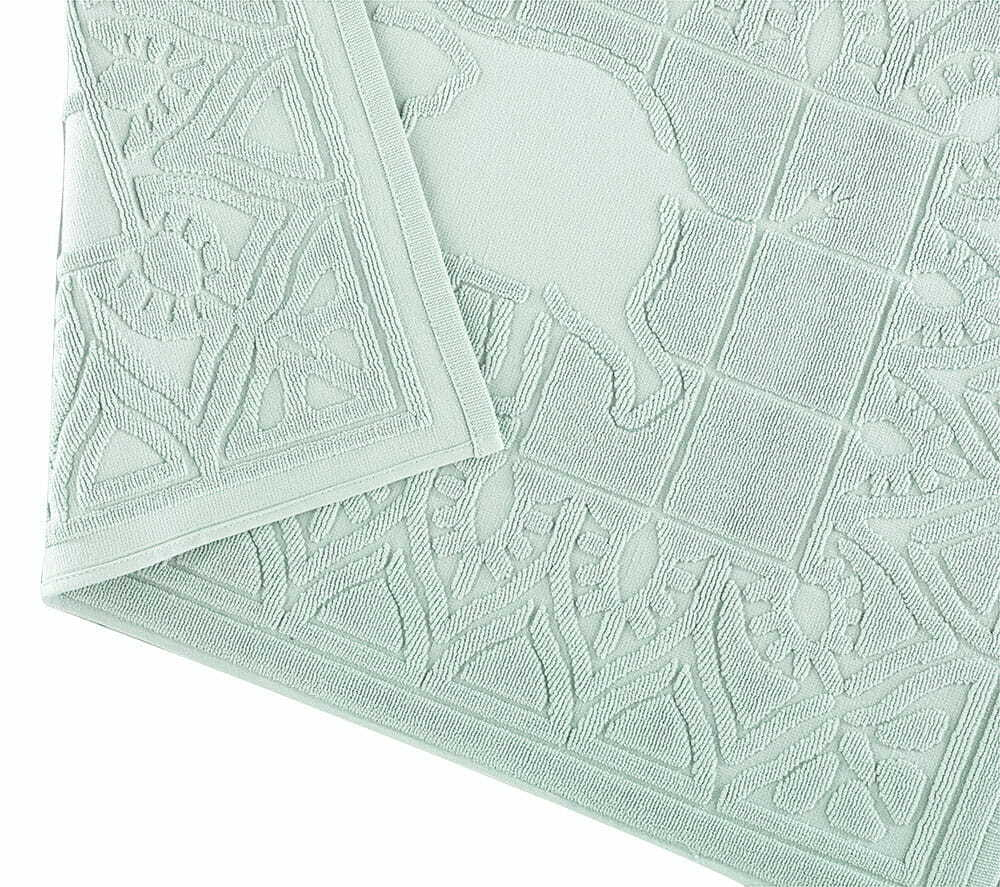 Коврик для ванной 50x70 Arya home Boho зеленый