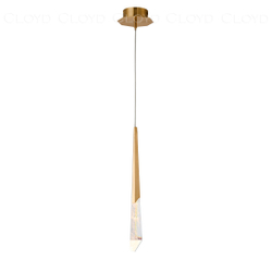 Подвесной светильник Cloyd GRENGAM P1 / Ø5 см - латунь (арт.11530)