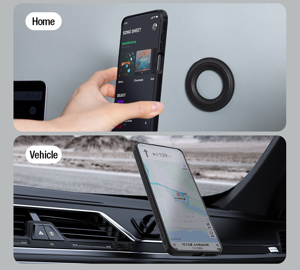 Чехол с поддержкой MagSafe от Nillkin на Huawei Mate 70 Pro и 70 Pro+ с металлической откидной крышкой, серия CamShield Prop Magnetic Case