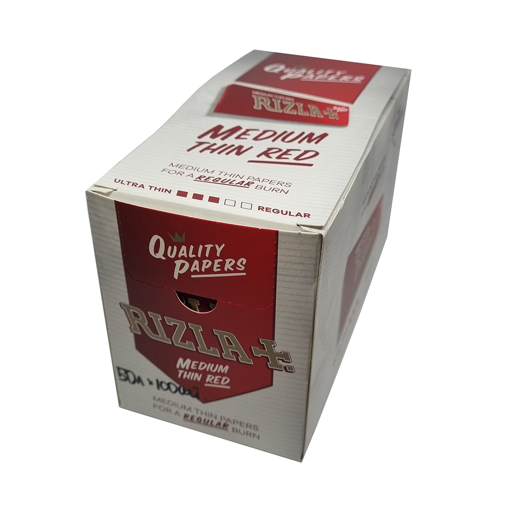 Бумага для сигарет блок "Rizla+" Red 50л*100шт
