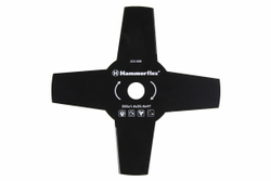 Нож для триммера Hammer Flex 223-006 закаленная сталь, 4 зуба, толщина 1,4 мм, d=255 мм