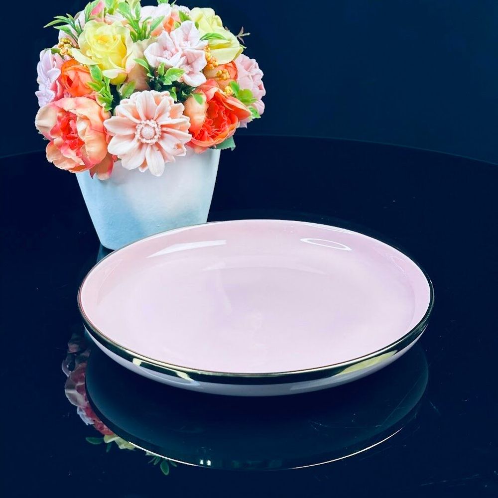 Lenardi 122-066 Тарелка 20,5см MULTICOLOR в под.уп.(х32)Фарфор