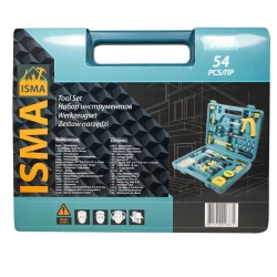 Набор инструментов 54 пр, 1/4'' (6гр.)(5-13мм) ISMA ISMA-2054