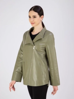 Кожаная куртка демисезонная косуха