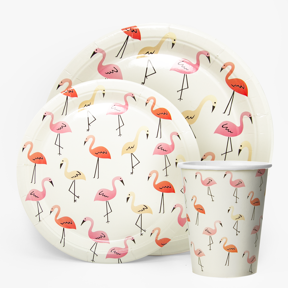 Стаканы (250 мл) Фламинго, Бел