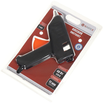 Электропистолет клеевой 11 мм, 40 Вт, Bartex, 1227002, шт