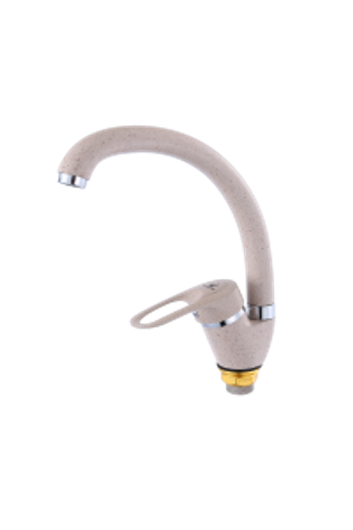 Смеситель кухня боковой"VITTO"(светло песоч)