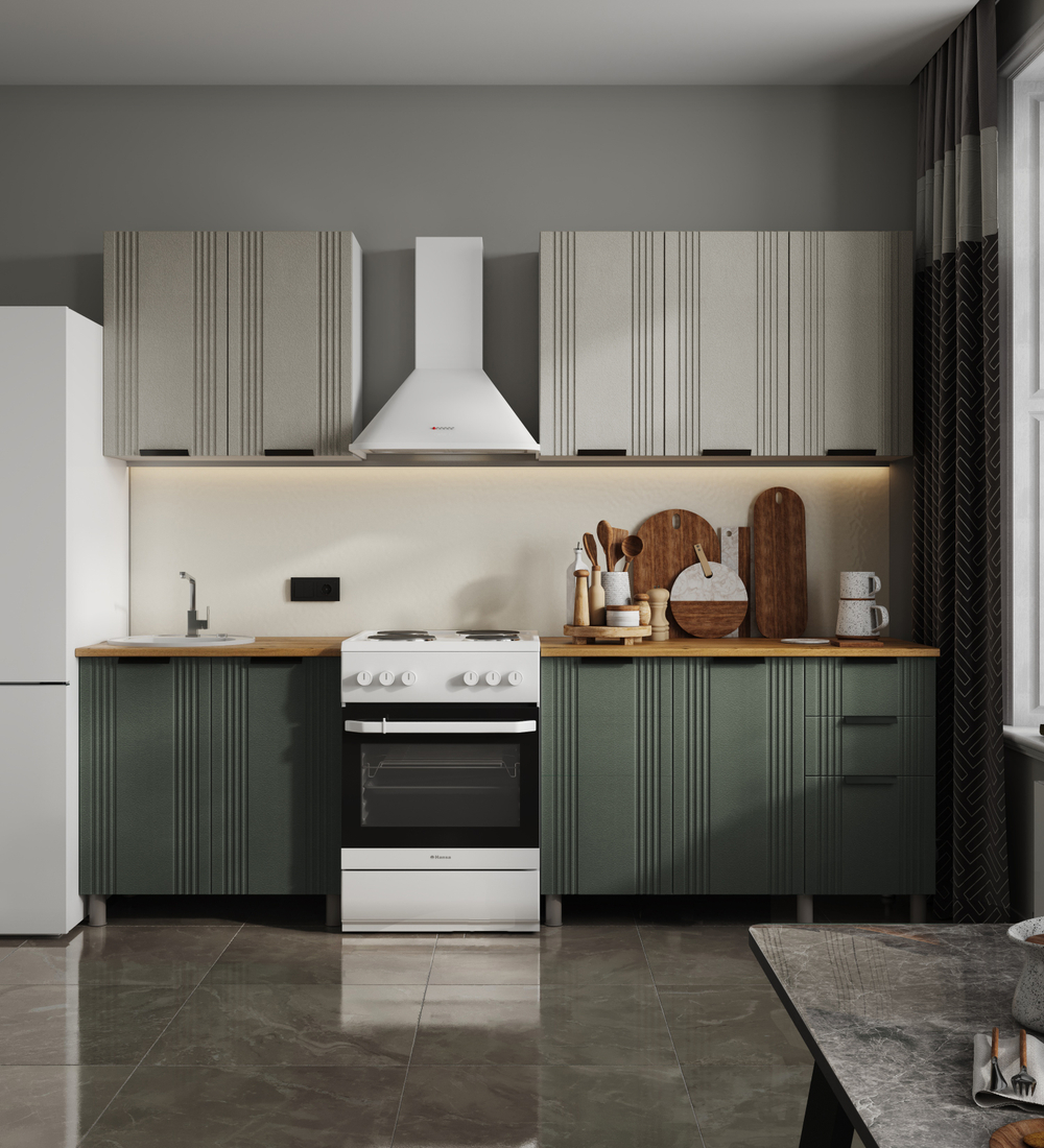 Кухня МОНТИ готовое решение 2м