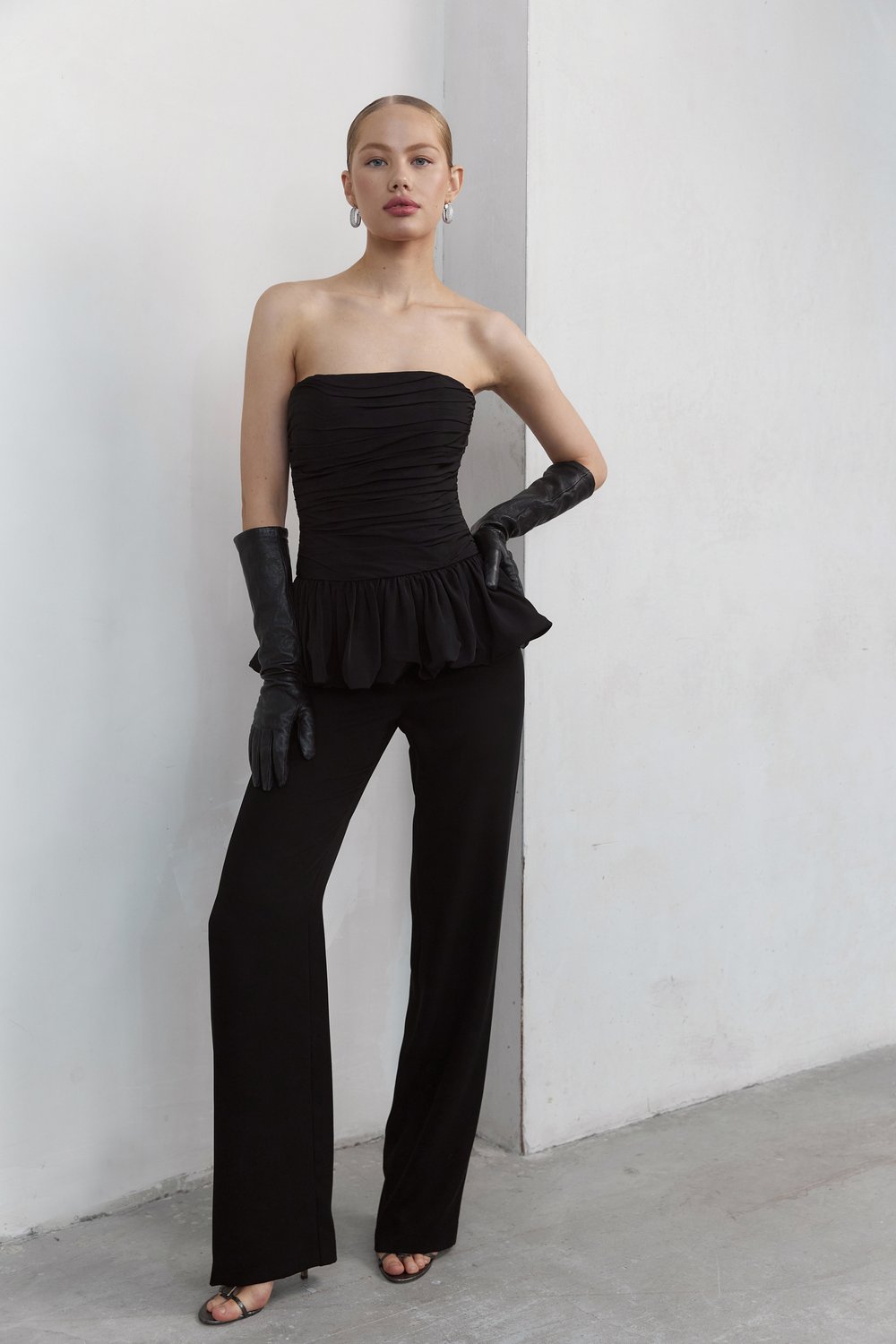 Корсет с драпировкой