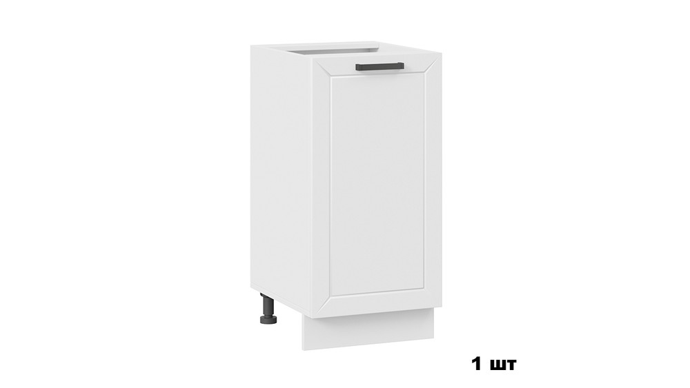 Кухня угловая Лорас 3.2 х 2.0 м белый / холст белый / холст вулкан