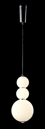 Подвесной светодиодный светильник Crystal Lux DESI SP3 CHROME/WHITE