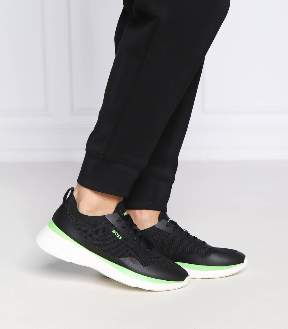 кроссовки dean_runn_kn BOSS BLACK - черный(50480810)