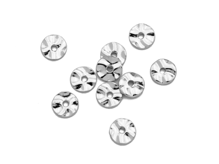 Спейсер "Мятый металл" 6мм (10 штук)