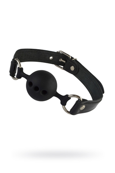 Кляп Sitabella чёрный 4,4 см ремешок черный лак