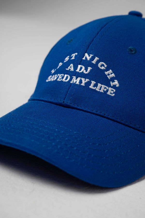 Кепка "Last Night DJ" Синяя - фото 6