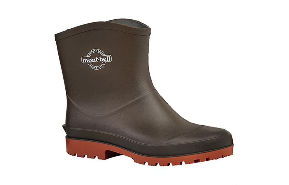 MONTBELL Pescador Waterproof And Wear resistant Short Rain Boots Women"s Brown
