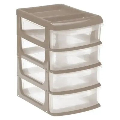 Бокс универсальный большой (4 секции) капучино