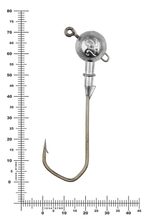 Джиг некрашеный Stinger Eye Jig, крючок Vido Craft VD-079 6/0 (3шт/уп)