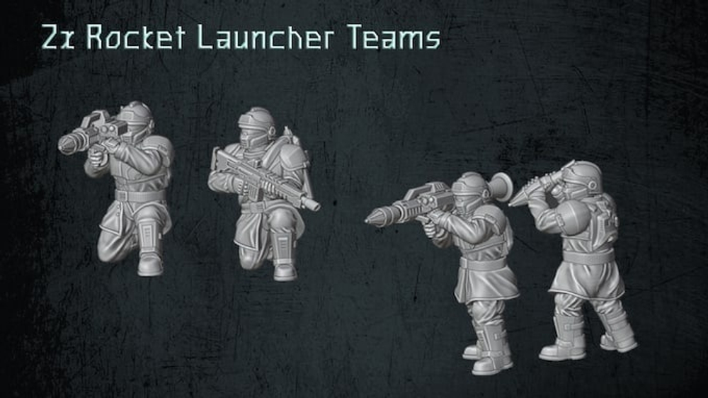 Astra Militarum  Rocket Teams