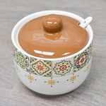 Сахарница 450мл с ложкой "Касабланка", Prima Collection