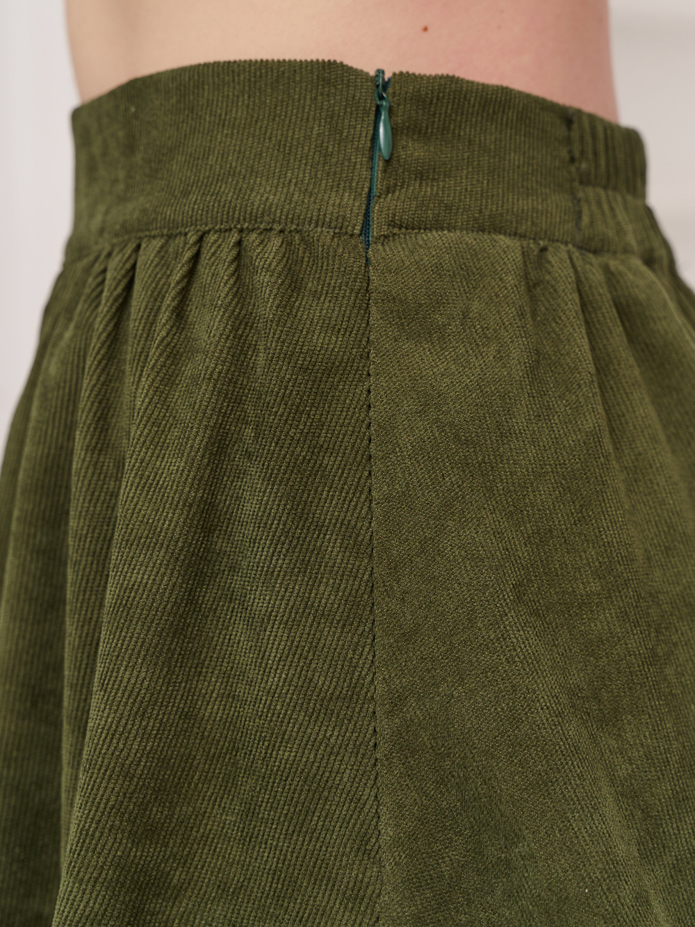 Юбка бохо вельветовая миди