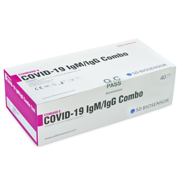 SD BIOSENSOR Q COVID-19 IGM/IGG COMBO - 40 тестов