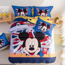 Постельное белье DISNEY 1.5 Полуторка Сатин Микки Маус