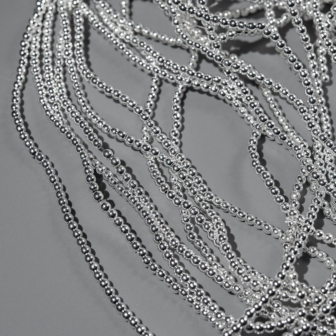 Гематин (гематит), оттенок "Серебристый", шар (разделитель) 2,5мм