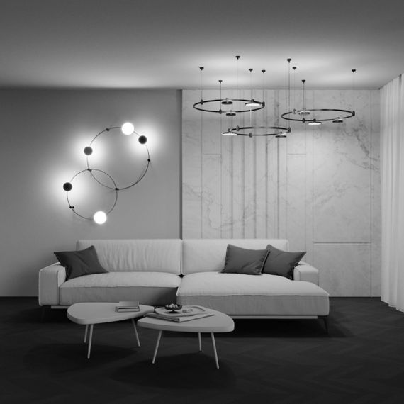 Трековый светодиодный светильник Maytoni Flarity Plato TR152-1-7W4K-B