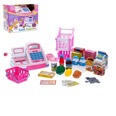 Игровой набор с кассой и аксессуарами «Мой магазинчик-1»