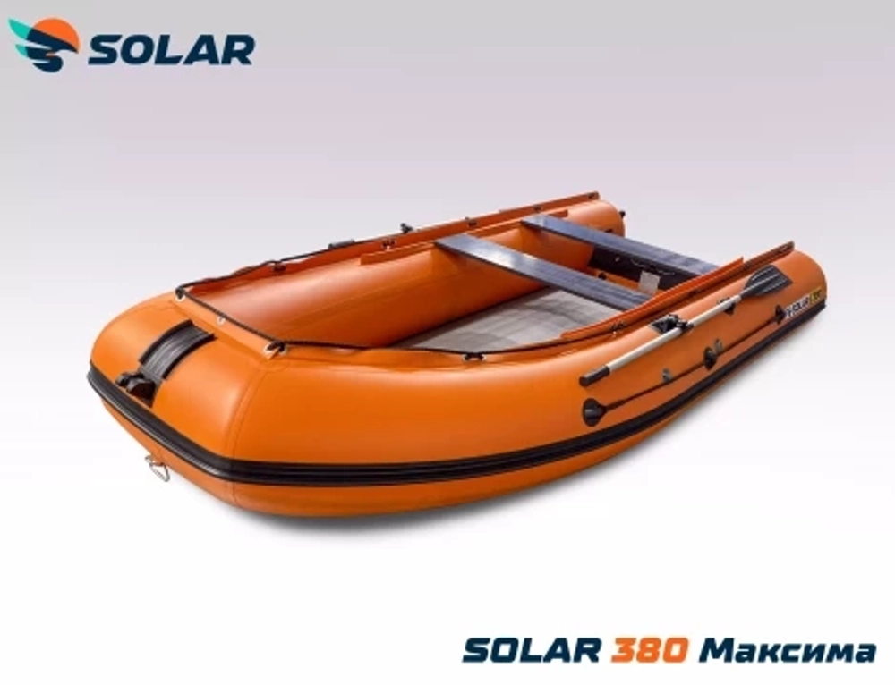 Лодка надувная моторная solar-380 к (максима)