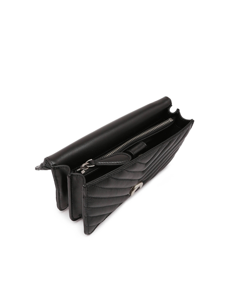 Кожаная сумка-мессенджер LOVE ONE MINI DC Pinko - черный(100074 A0GK)