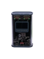 Внешний портативный аккумулятор CRR-28, 10000 мАч, 2USB, 3 А