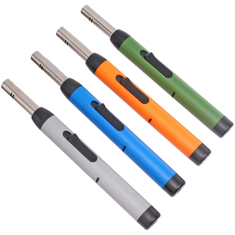 Зажигалка газовая для газовой плиты «Матовый микс» 19,5см, микс цветов