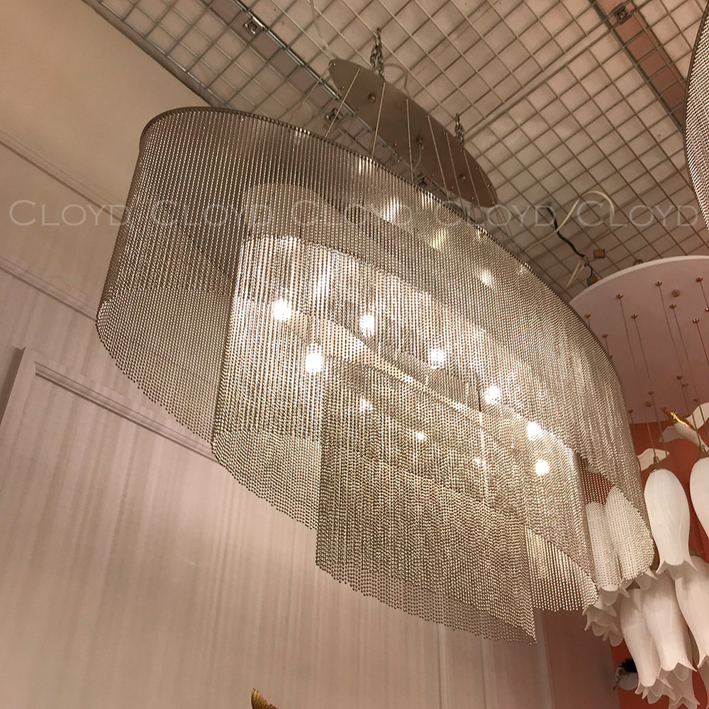 Люстра Cloyd ONASSIS C10 / шир. 100 см - никель сатин (арт.11462)