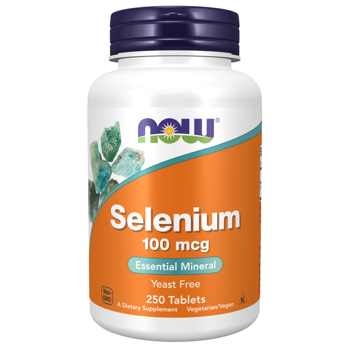 Селен 100 мкг, Selenium 100 mcg, Now Foods, 250 таблеток