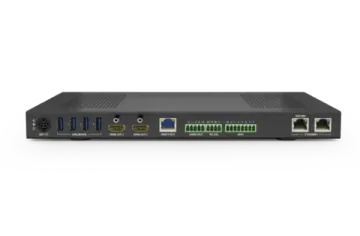 Wyrestorm MX-0403-H3-MST - матричный коммутатор 4х3 с USB-C (питание до 60 Вт), HDMI 2.0, HDBaseT 3.0 до 100м, USB 3.2, USB-C, MST. Управление: 2xLAN, RS-232, GPIO