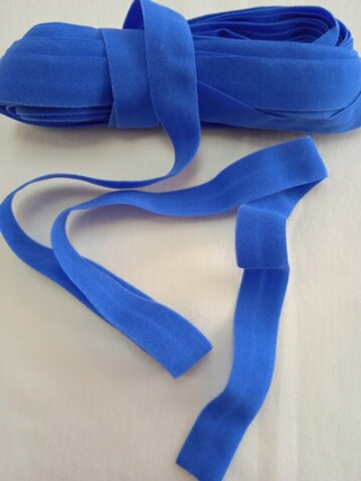 Бейка трикотажная (эластичная, 1,5см). Цвет- Синяя