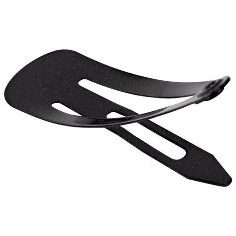 Заколки для волос НАБОР 18 шт., 3 см, клик-клак, глянцевый, чёрный, MONTE VITA, 457080