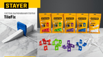 STAYER СВП TileFix, 1,5 мм, 100 шт, система выравнивания плитки ″ворота″ (33846-100)