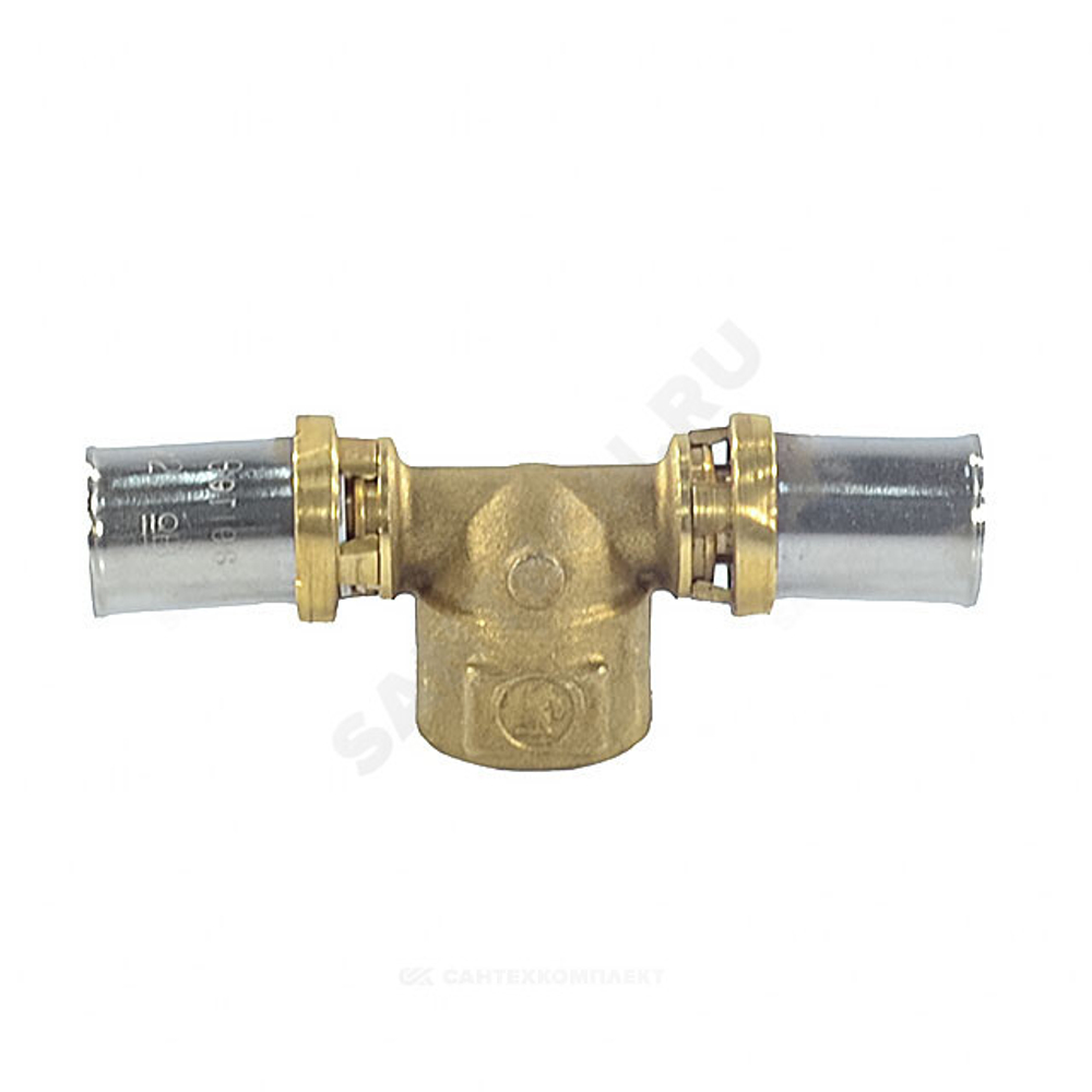 Тройник для МП/PE-X труб латунь пресс Дн 32х3/4"х32 ВР RM154 Giacomini RM154Y050