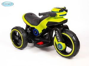 Детский электромотоцикл Barty Y- MAXI Police YM 198 салатовый