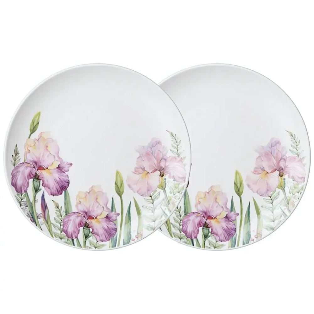 Набор тарелок закусочных 2шт, 20,5см «IRISES»