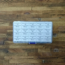 Набор гаек и шайб №1 (Din 934, Din 127, Din 125) М3, М4, М5, М6, М8.