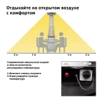 Уличный газовый обогреватель Aesto A-05Т